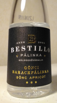 Picture of bottle Bestillo (Borsod-Abaúj-Zemplén, Hungary) – Gönci Barack (Gönc Apricot) Pálinka, L210611190, 40% 