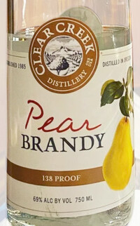 Picture of bottle Clear Creek (Oregon, USA) – Pear Brandy (bottled for Aficionados Discord), ~70 bottles, 69%