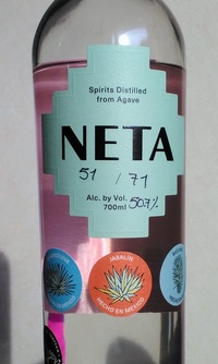 Picture of bottle Miguel García Jarquín (Oaxaca, Mexico) – NETA, Madrecuixe/Bicuixe/Jabalin, 2020 release, ENSMGS1911, 71 bottles, 50.7%