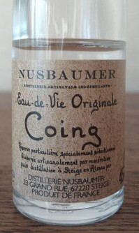 Picture of bottle Nusbaumer (Alsace, France) – Coing (Quince), c. 2022, 45%