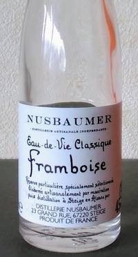 Picture of bottle Nusbaumer (Alsace, France) – Framboise (Raspberry), c. 2022, 45%