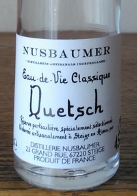 Picture of bottle Nusbaumer (Alsace, France) – Quetsch (Wild Plum), c. 2022, 45%