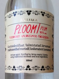 Picture of bottle Põhjaka (Järva, Estonia) – Ploom (Plum), bott. 13/04/2022, 40%