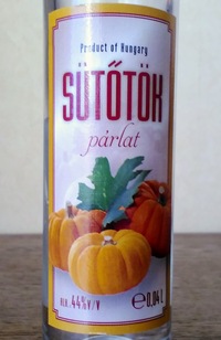 Picture of bottle Sziczek (Jász-Nagykun-Szolnok, Hungary) – Sütőtök (Pumpkin) Párlat, 44%